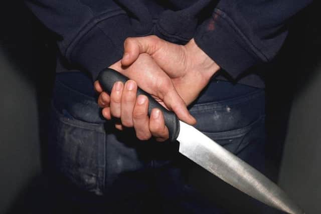 Knife crime is on the rise in Derbyshire.