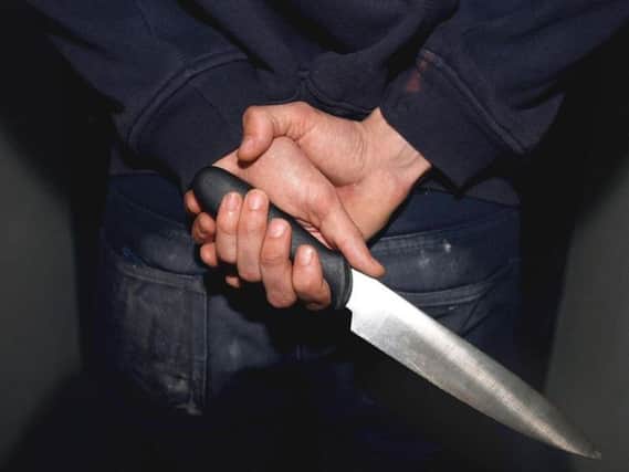 Knife crime is on the rise in Derbyshire.