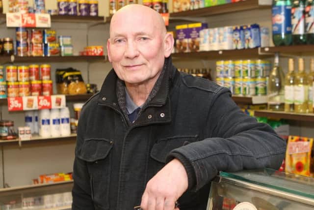 Retiring from his Derby Road shop Alan Baston