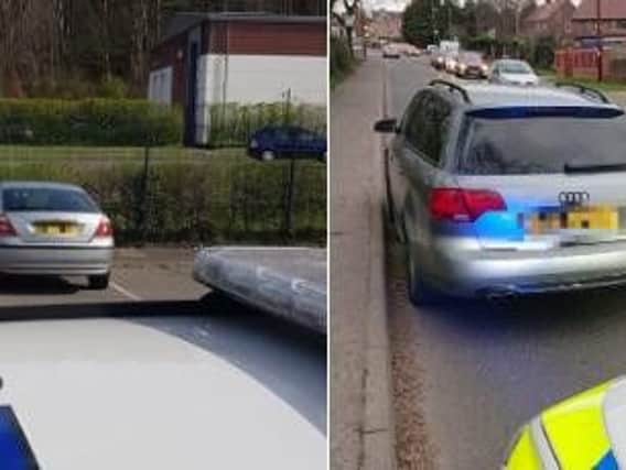 Two uninsured vehicle have been seized in separate incidents