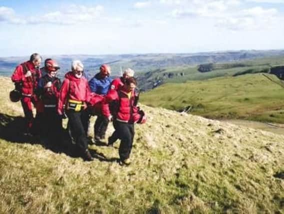 Volunteers at Buxton Mountain Rescue Team and Edale Mountain Rescue Team.