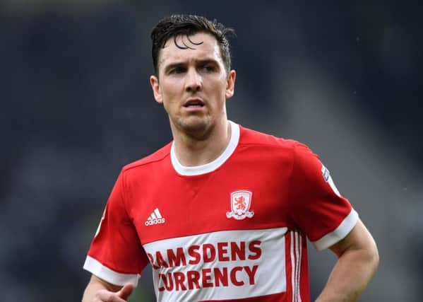 DERBY, ENGLAND - APRIL 21:  Stewart Downing of Middlesbrough during the Sky Bet Championship match between Derby and Middlesbrough at iPro Stadium on April 21, 2018 in Derby, England.  (Photo by Gareth Copley/Getty Images)