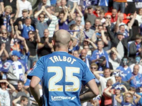 Drew Talbot was a Wembley winner with Chesterfield and earned two League Two winner's medals