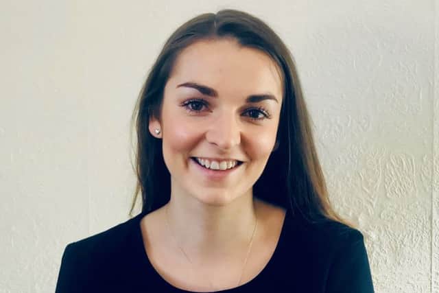 Pictured is Chesterfield-based VHS Fletchers Solicitors' newly-appointed trainee Georgia Collins.