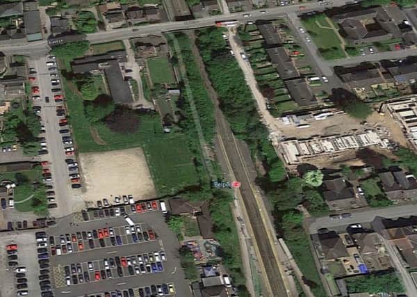 An aerial view of Field Lane, Belper, where a new hotel could be built