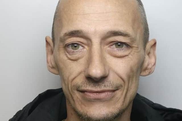 Pictured is Melvyn Jones, 43, of WardlowClose, Boythorpe, Chesterfield, who has been jailed for 26 weeks after being convicted of six thefts, failing to surrender to custody, breaching a suspended sentence, breaching a conditional discharge and failing to comply with post sentence supervision.