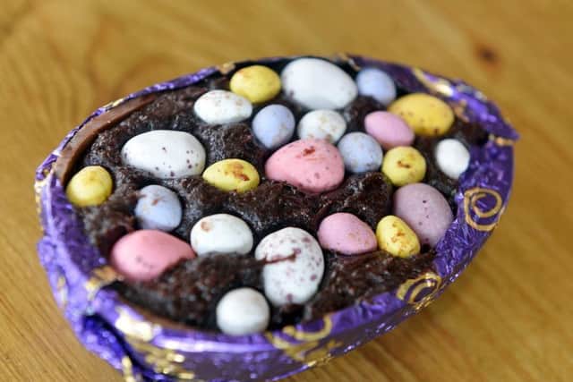 Amy Bamford's Brownie Batter Easter Egg.