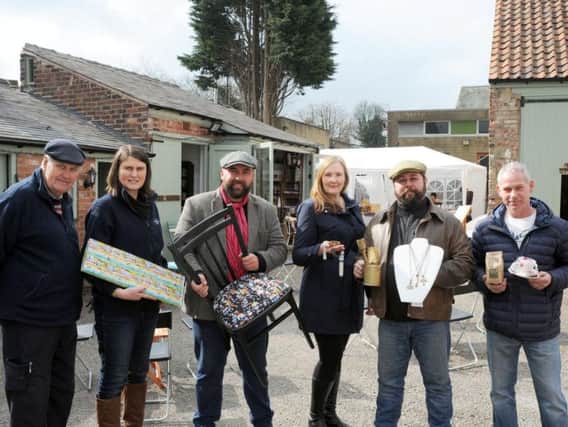 Crafters who occupy the Old Bolsover Yard units. Pictures by Anne Shelley.