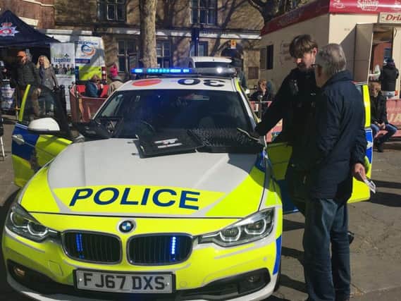 Police are in Chesterfield today.