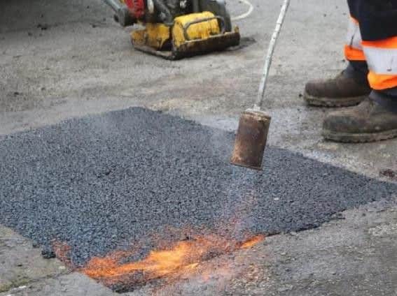 The council is to receive an extra 1m from the government this year to fix potholes.