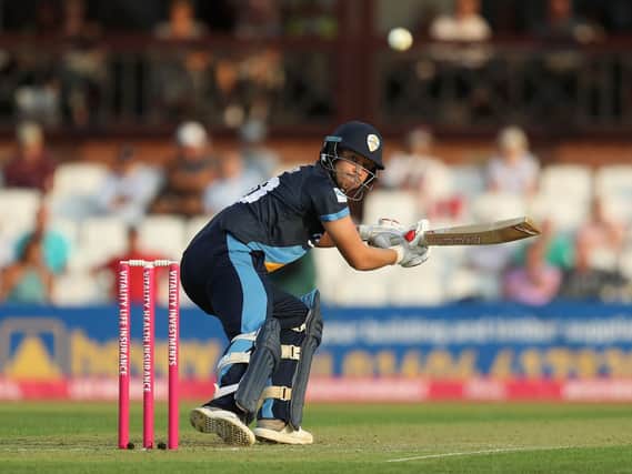 Matt Critchley hit a game-changing innings to help Derbyshire to victory.