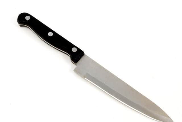 Knives have been seized from Chesterfield magistrates' court. Stock image.