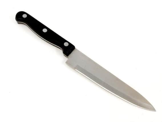 Knives have been seized from Chesterfield magistrates' court. Stock image.