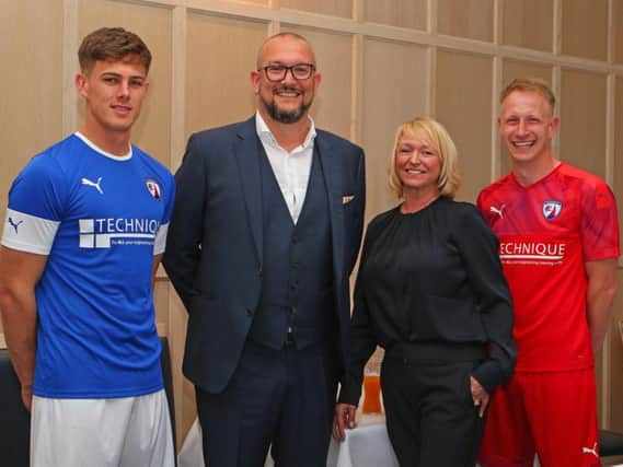 Technique Training have become Chesterfield's new shirt sponsors (Pic: Tina Jenner)