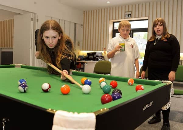 The Lime Tree Youth drop-in service. The centre boasts youth activites such as table tennis and pool.