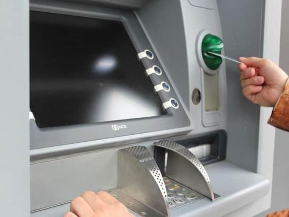 The number of ATMs in North East Derbyshire has plummeted in the last two years.