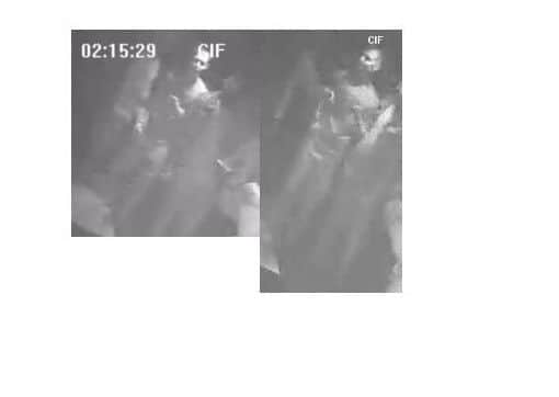 Police say they appreciate the images are not of the best quality, but they are hopeful someone who was in the club at the time will see this appeal and be able to give them more information.