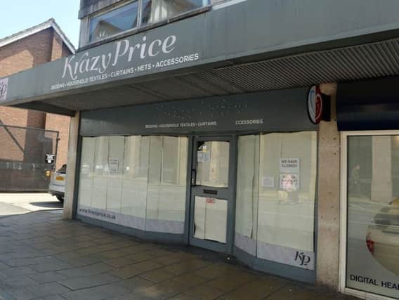 Krazy Price's old shop on Knifesmithgate.