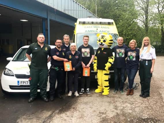 The Tom Henson Charity has donated two defibrillators to the Chesterfield Community First Responders.