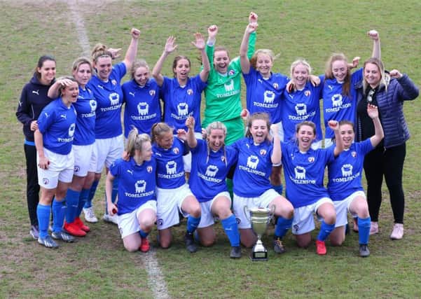 Chesterfield Ladies FC have won a league and two cups already this season (Pic: Tina Jenner)