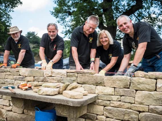 Learn how to build a drystone wall at Chatsworth from May 25 to 27. Photo by shoot-lifestyle.co.uk for Chatsworth House Trust.