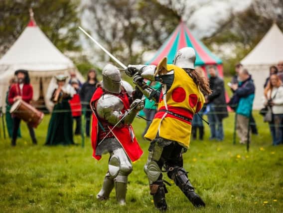 Knights Tournament at Bolsover Castle.