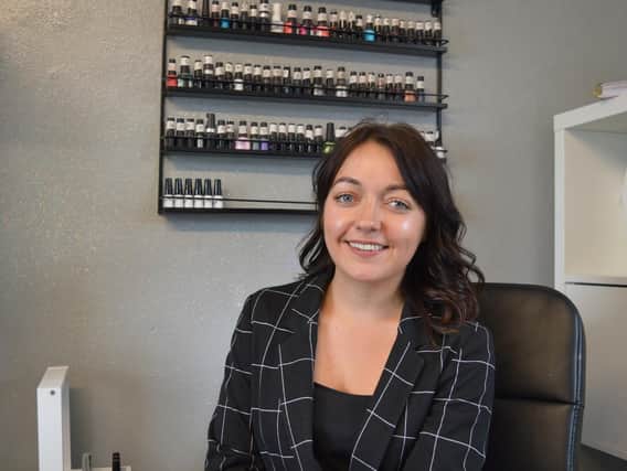 Kelly Jaggers, a hairdressing apprentice from Bliss Hair, Nails and Beauty in Hasland
