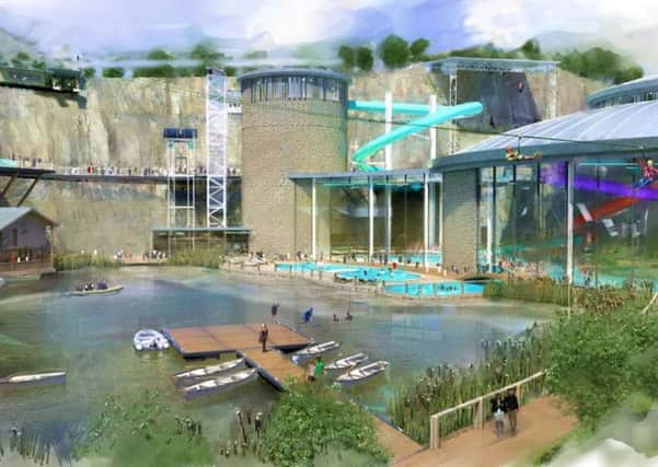An artist's impression of how the water park could look.