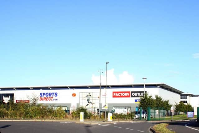 The Shirebrook headquarters of Sports Direct