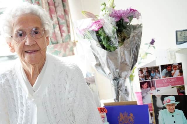 Gladys Jones who turned 100 on Monday.