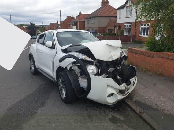 Pic of the vehicle involved from Amber Valley Response Unit @AValleyResponse.