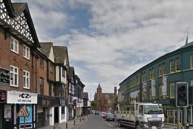 Pictured is Holywell Street, in Chesterfield, courtesy of Google Maps.