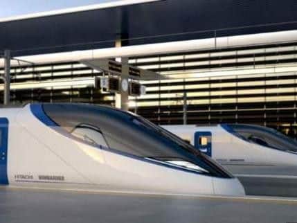 What the HS2 trains may look like (Picture: Bombardier/Hitachi)
