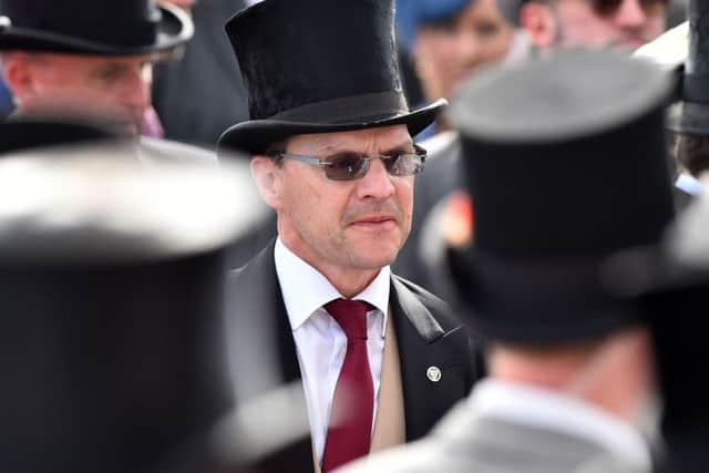 Trainer Aidan O'Brien, who saddled a record-equalling seventh winner of the Investec Derby at Epsom on Saturday. (PHOTO BY: Glyn Kirk/Getty Images).