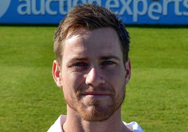 Derbyshire County Cricket Club, pictured is Luis Reece
