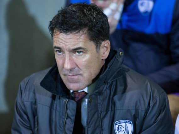Dean Saunders was manager of Chesterfield FC for just six months 2015.
