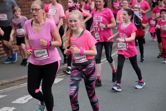 Chesterfield Race for Life on Sunday.
