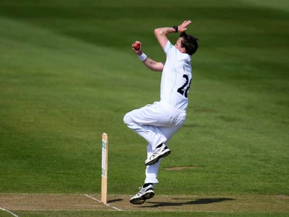 Tony Palladino struck early as Derbyshire controlled the field on the opening day against Glamorgan