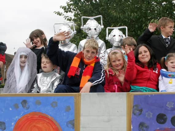Tupton Primary School pupils on the Dr Who float at Tupton Carnival in 2007.