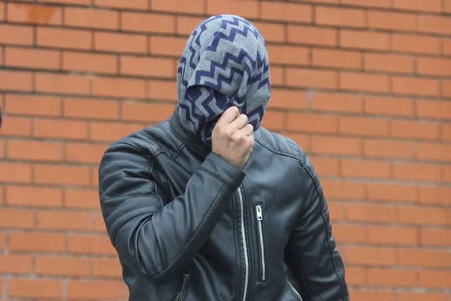 Ali El-Aridi, 23, of Stubbin Lane, Sheffield, leaves Chesterfield magistrates' court on bail after he was found guilty of two counts of possessing extreme pornography including a horse and a dead cat.