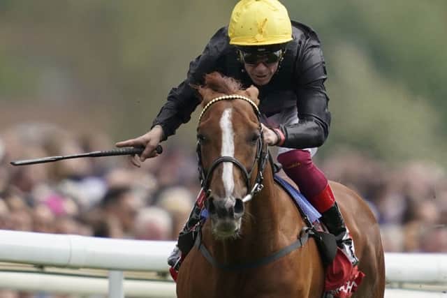 Stradivarius, who will be aiming to win the Gold Cuip for the second year running, is Frankie Dettori's best ride at Royal Ascot next week. (PHOTO BY: Alan Crowhurst/Getty Images).
