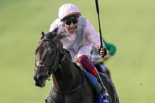Too Darn Hot, last season's best 2yo, is another big fancy for Frankie Dettori at Royal Ascot next week. (PHOTO BY: Alan Crowhurst/Getty Images).