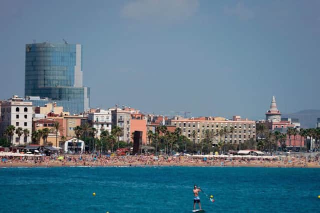 The Barceloneta beach in Barcelona. Photo - Josep Lago/AFP/Getty Images