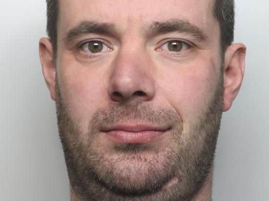 Richard Hodgkinson has been sentenced to eight years in jail after stabbing a 20-year-old man in Ironville. Photo: Derbyshire Constabulary.