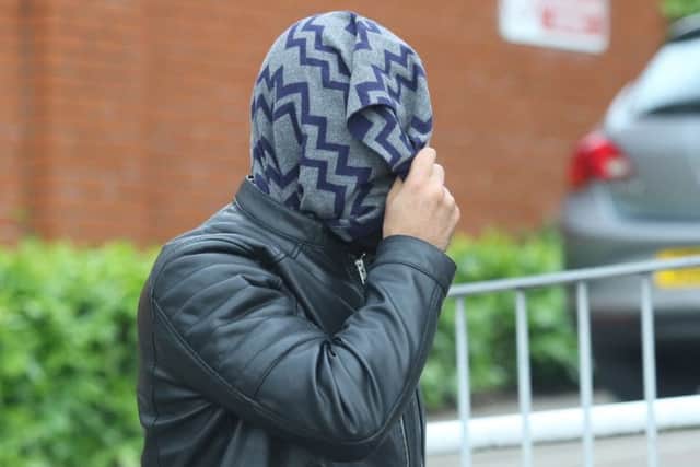 Ali El-Aridi, 23, of Stubbin Lane, Sheffield, leaves Chesterfield magistrates' court on bail last week after he was found guilty of two counts of possessing extreme pornography including a horse and a dead cat.