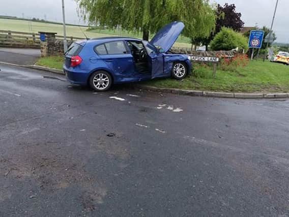 The crash. Picture: Derbyshire Police.