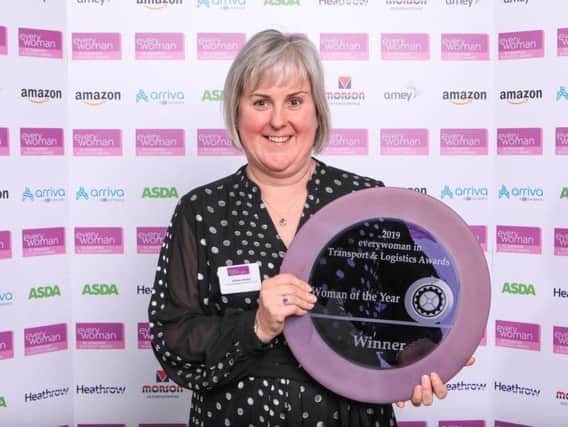 Allison Kemp was crowned Woman of the Year at the 2019 everywoman in Transport & Logistics Awards.