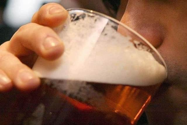 Crash motorist admitted to the probation service that he had consumed four pints of alcohol before getting behind the wheel of his van.