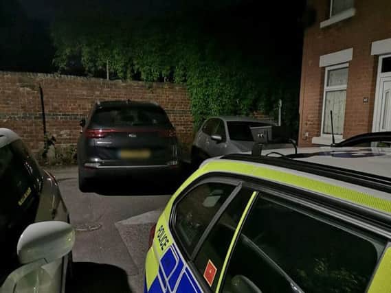 A driver in Chesterfield  'disappeared into the night'