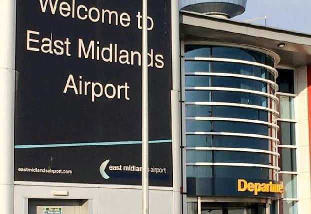 East Midlands Airport. SWNS